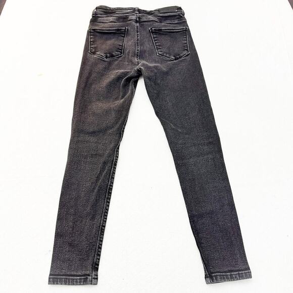 Dsquared2 High Waist Black Charcoal Denim Jeans Size Article 720 30 x 34 Italy - Picture 3 of 8